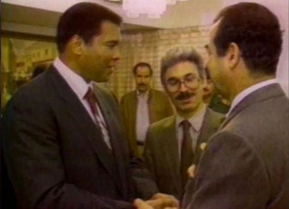 Мохаммед Али и Саддам Хусейн